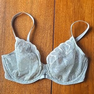 Chantelle 32F Fleur Underwire Bra Green